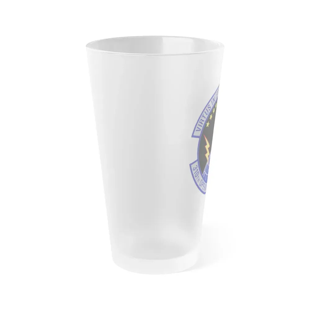 310th Operations Support Flight (U.S. Air Force) Frosted Pint Glass 16oz - Go Mug Yourself