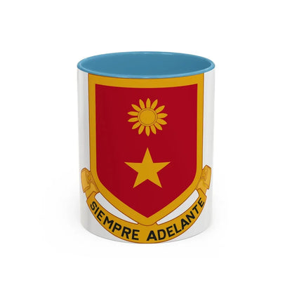 311 Cavalry Regiment (U.S. Army) Accent Coffee Mug 11oz Light Blue - Go Mug Yourself