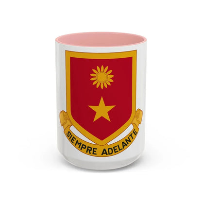 311 Cavalry Regiment (U.S. Army) Accent Coffee Mug 15oz Pink - Go Mug Yourself