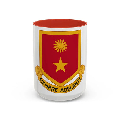 311 Cavalry Regiment (U.S. Army) Accent Coffee Mug 15oz Red - Go Mug Yourself