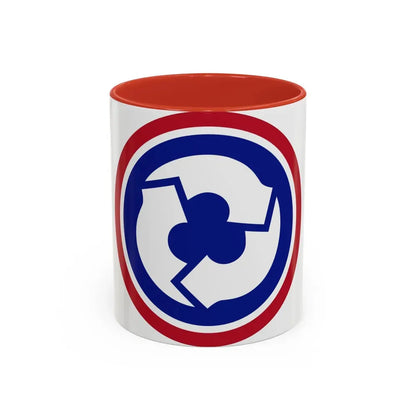 311 Sustainment Command (U.S. Army) Accent Coffee Mug 11oz Red - Go Mug Yourself
