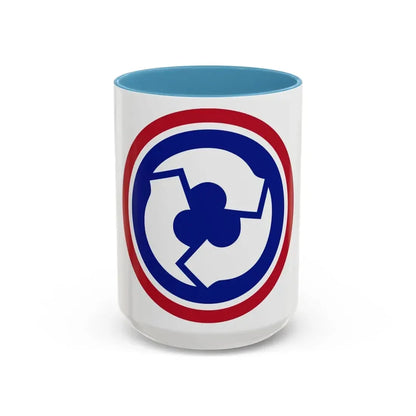 311 Sustainment Command (U.S. Army) Accent Coffee Mug 15oz Light Blue - Go Mug Yourself