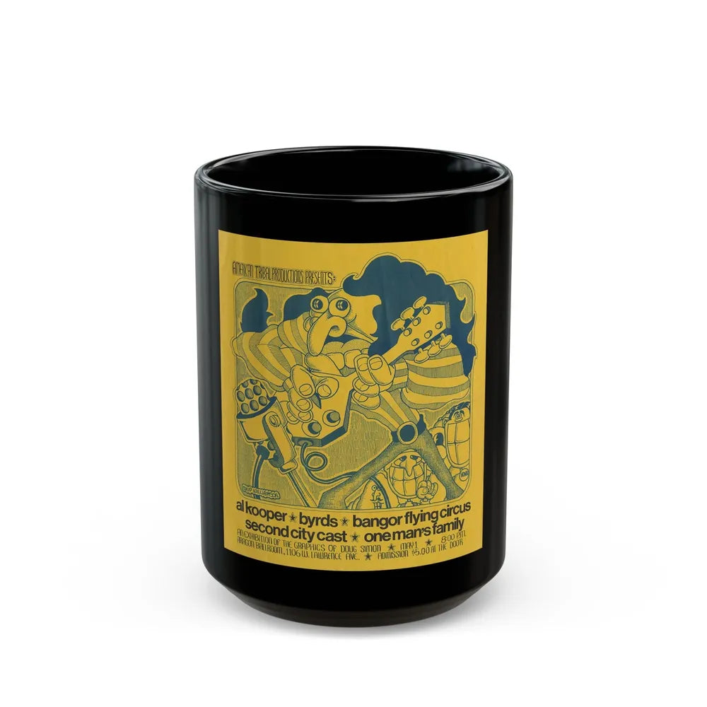 skip williamson 1970 (Music Poster) Black Coffee Mug-15oz-Go Mug Yourself