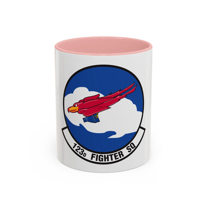123 Fighter Squadron (U.S. Air Force) Accent Coffee Mug
