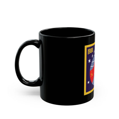 Soyuz TM-6 (Soyuz Programme) Black Coffee Mug