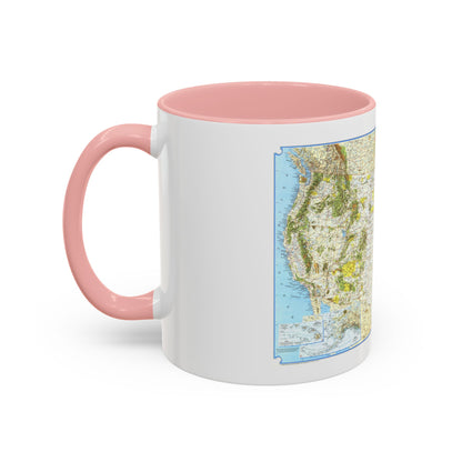 North America - Vacationlands (1966) (Map) Accent Coffee Mug