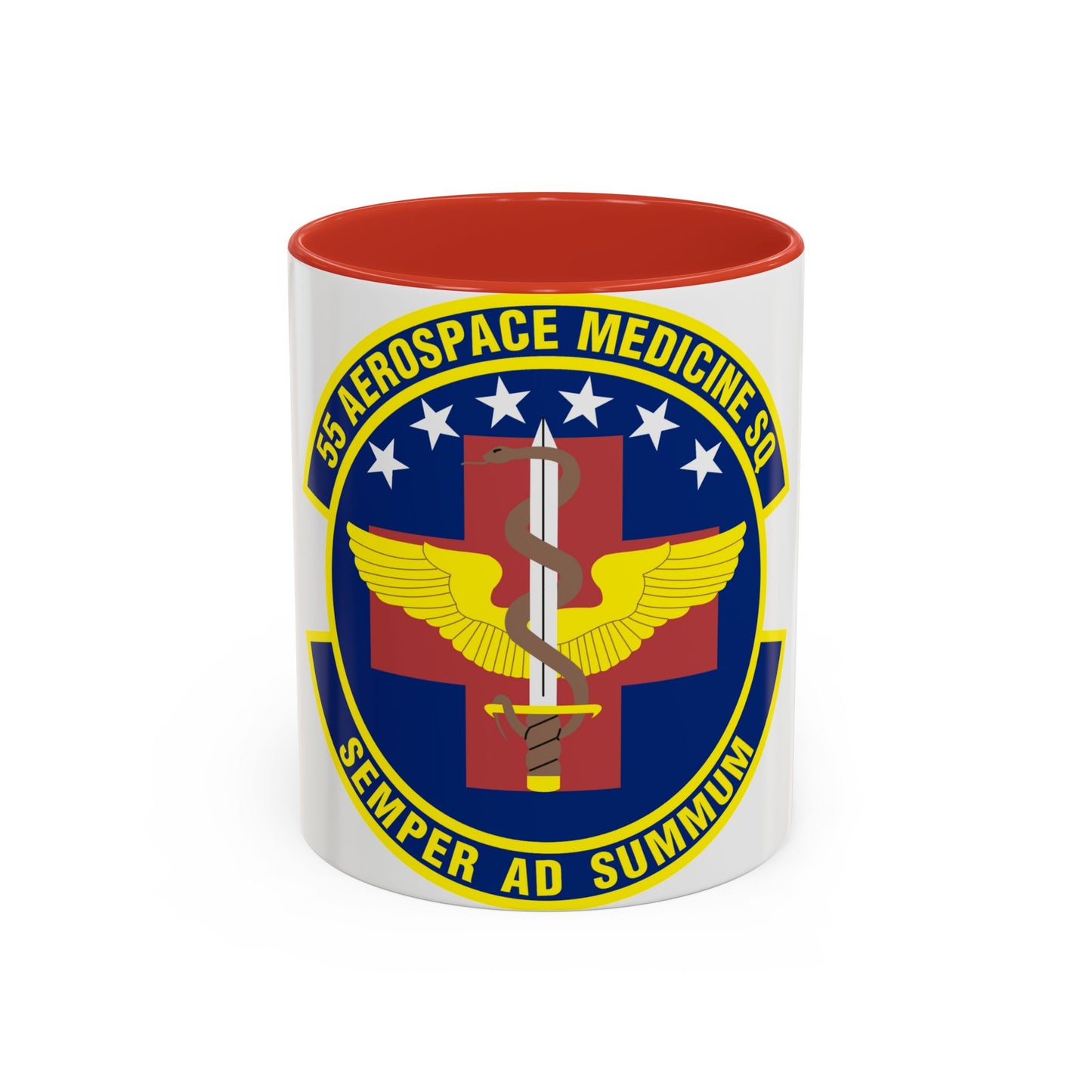 55th Aerospace Medicine Squadron (U.S. Air Force) Accent Coffee Mug