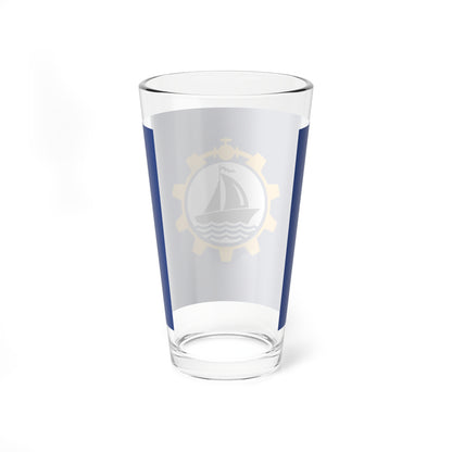 Flag of Zhatay Raion Russia (Russia) Pint Glass 16oz