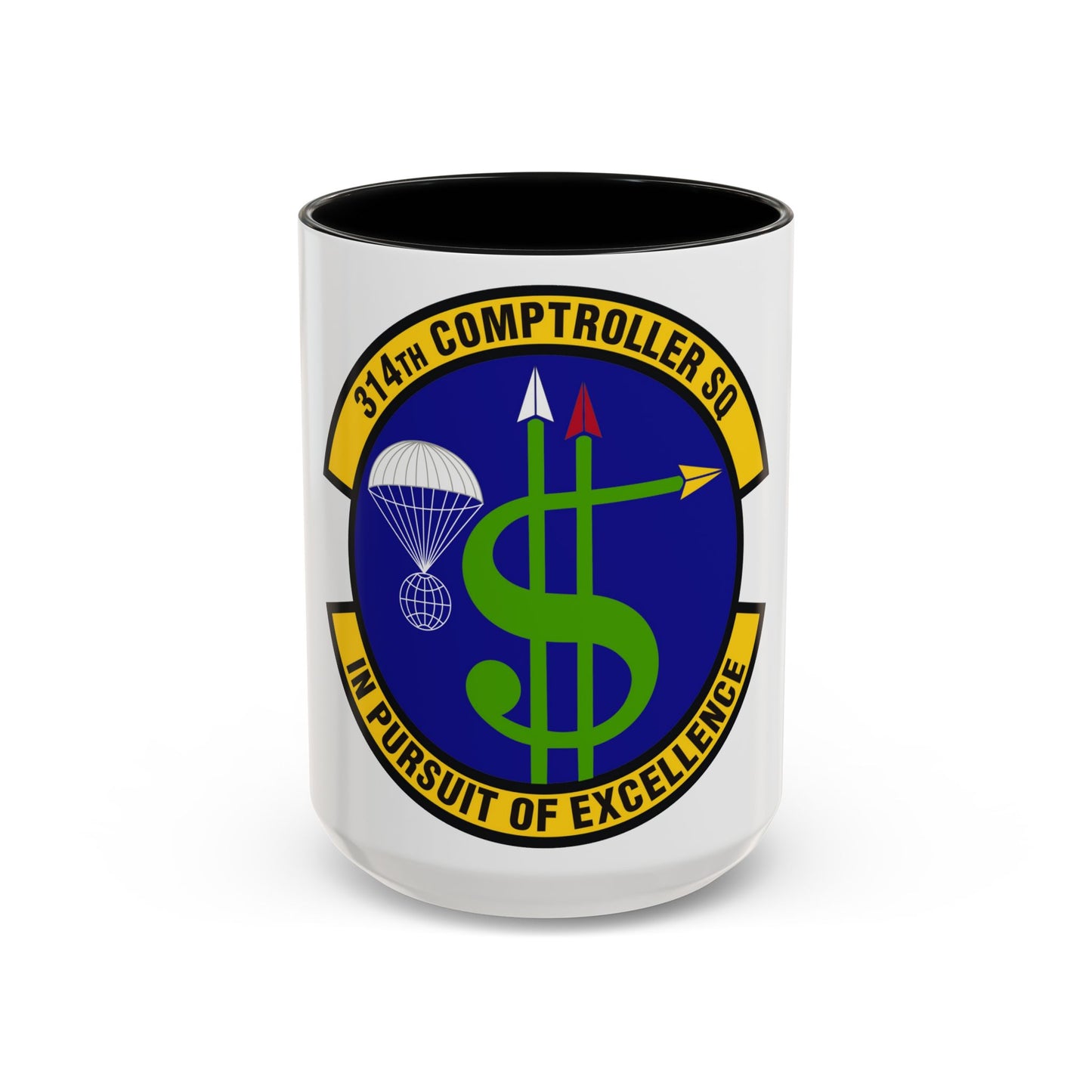 314th Comptroller Squadron (U.S. Air Force) Accent Coffee Mug