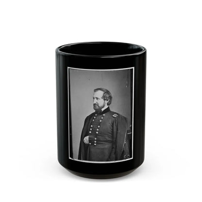 Portrait Of Maj. Gen. William S. Rosecrans, Officer Of The Federal Army (U.S. Civil War) Black Coffee Mug-15oz-Go Mug Yourself