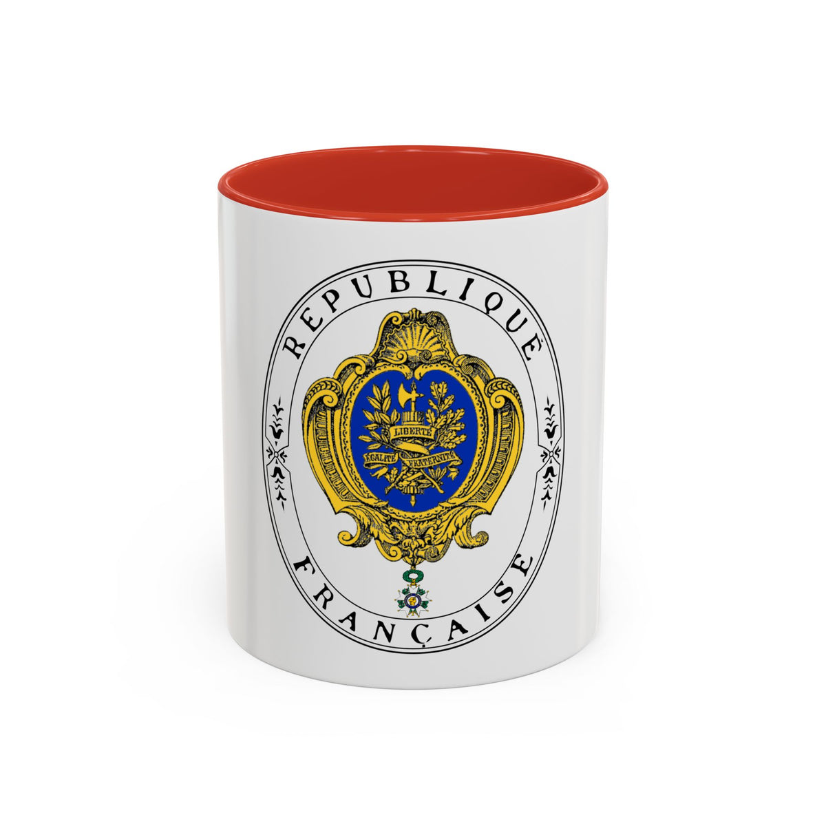 Coat of arms of the French Republic (1905) - Accent Coffee Mug