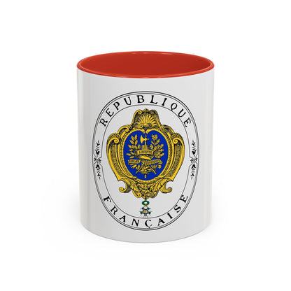 Coat of arms of the French Republic (1905) - Accent Coffee Mug