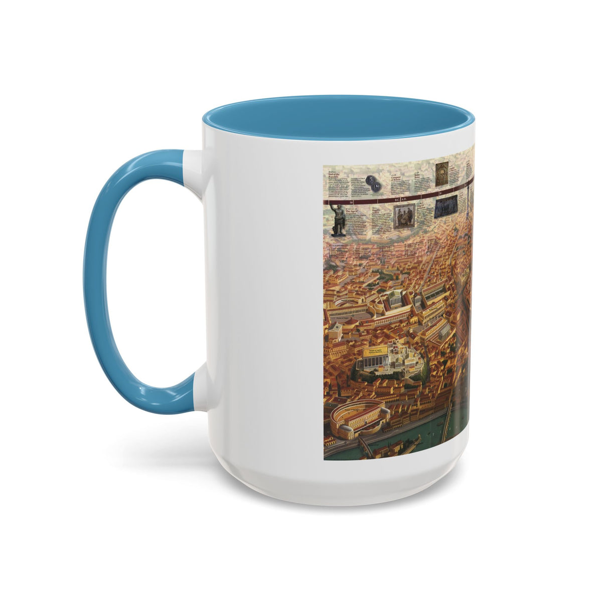 Romans, The (1997) (Map) Accent Coffee Mug