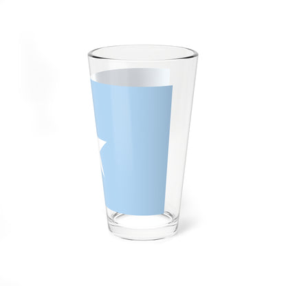 Flag of Somalia sky blue (Mali) Pint Glass 16oz