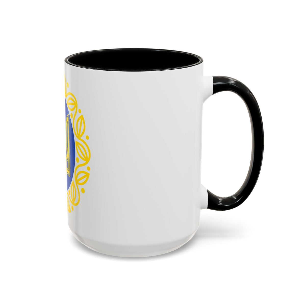 Coat of arms of Ukrainian People's Republic - Accent Coffee Mug