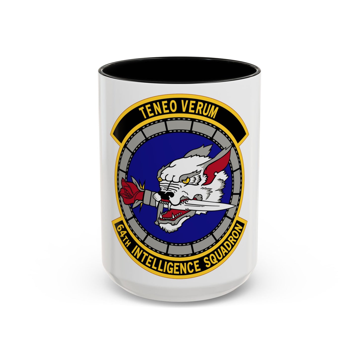 64 Intelligence Squadron AFRC (U.S. Air Force) Accent Coffee Mug