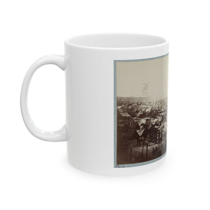 Andersonville Prison, Ga., August 17, 1864. South-East View Of Stockade (U.S. Civil War) White Coffee Mug