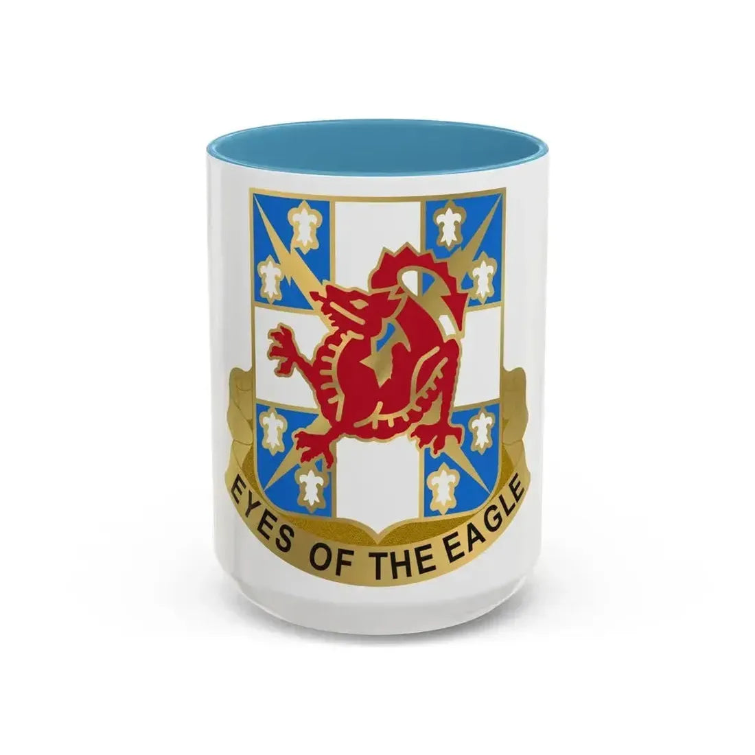 311th Military Intelligence Battalion 2 (U.S. Army) Accent Coffee Mug 15oz Light Blue - Go Mug Yourself