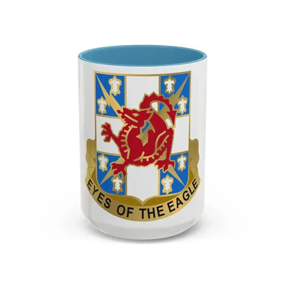 311th Military Intelligence Battalion 2 (U.S. Army) Accent Coffee Mug 15oz Light Blue - Go Mug Yourself