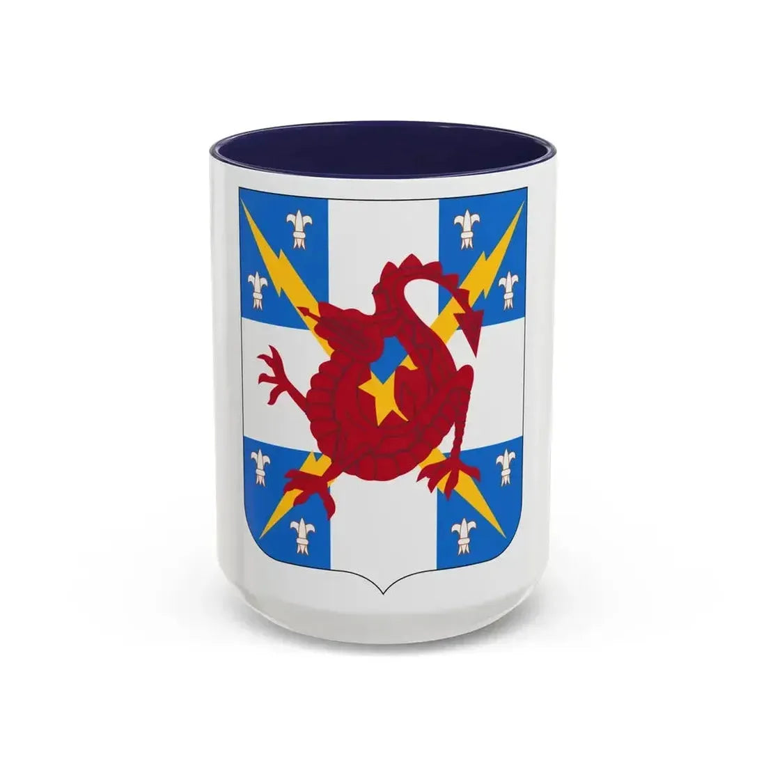 311th Military Intelligence Battalion (U.S. Army) Accent Coffee Mug 15oz Navy - Go Mug Yourself