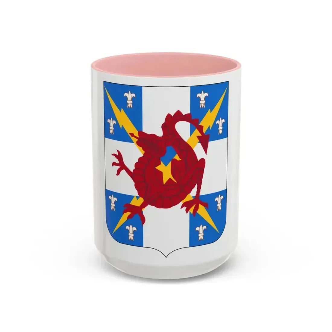 311th Military Intelligence Battalion (U.S. Army) Accent Coffee Mug 15oz Pink - Go Mug Yourself