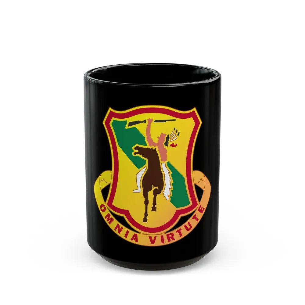 312 Cavalry Regiment (U.S. Army) Black Coffee Mug-15oz-Go Mug Yourself