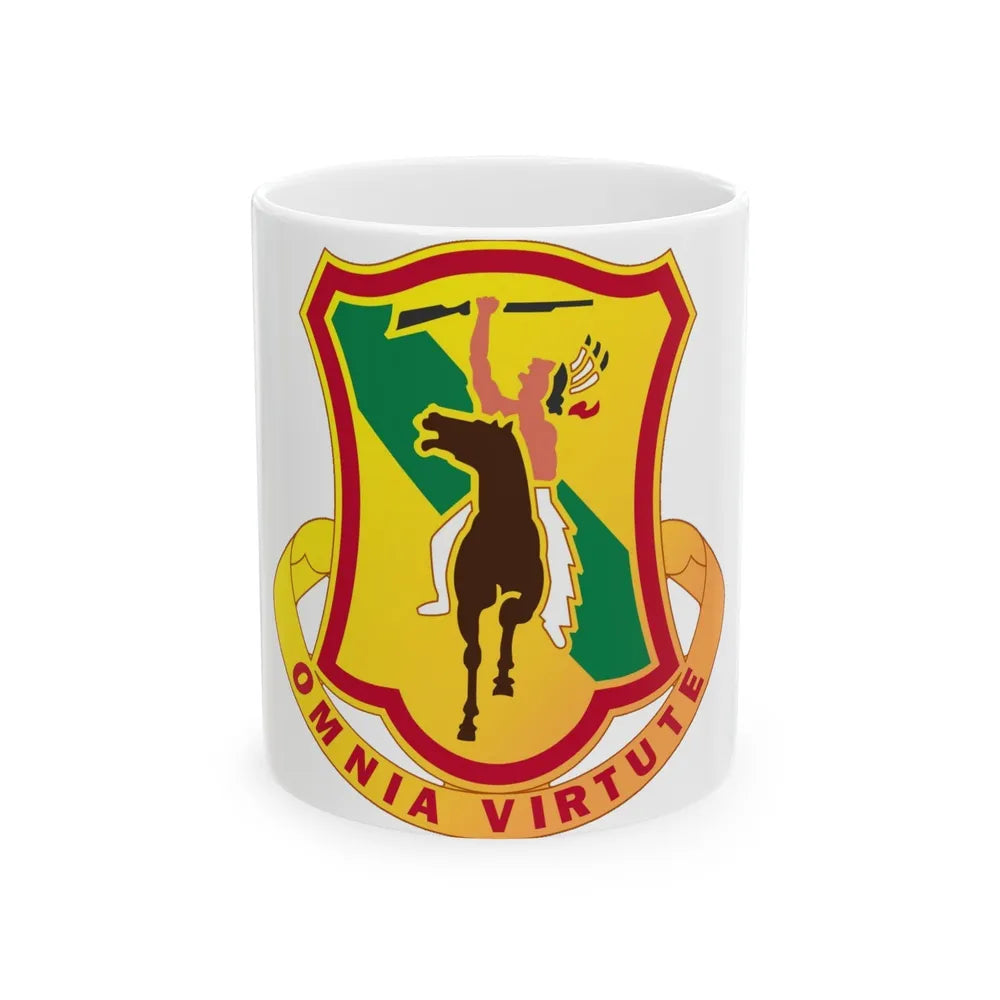 312 Cavalry Regiment (U.S. Army) White Coffee Mug-11oz-Go Mug Yourself