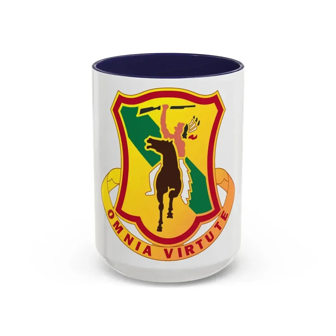 312 Cavalry Regiment (U.S. Army) Accent Coffee Mug 15oz Navy - Go Mug Yourself