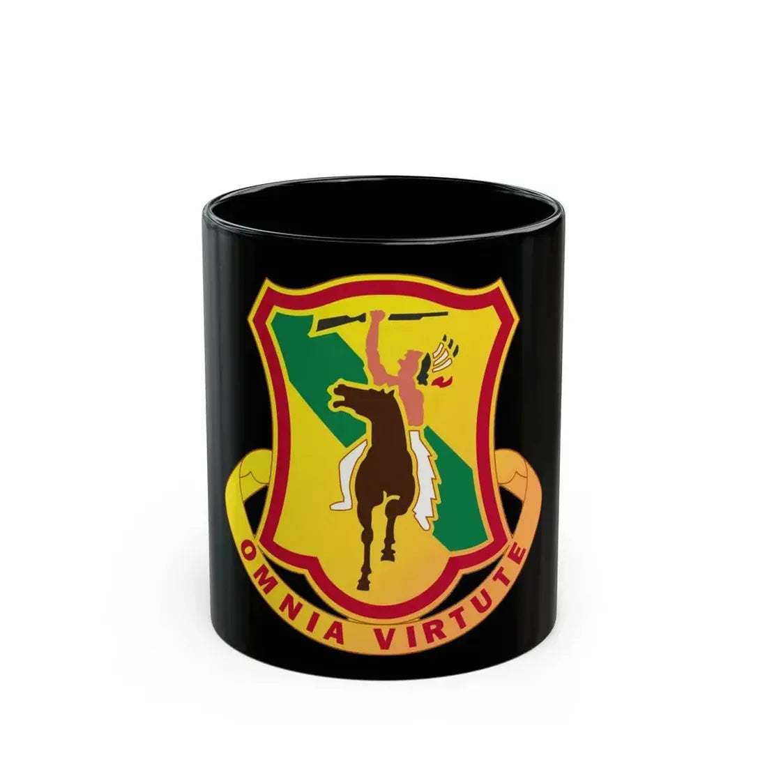 312 Cavalry Regiment (U.S. Army) Black Coffee Mug 11oz - Go Mug Yourself