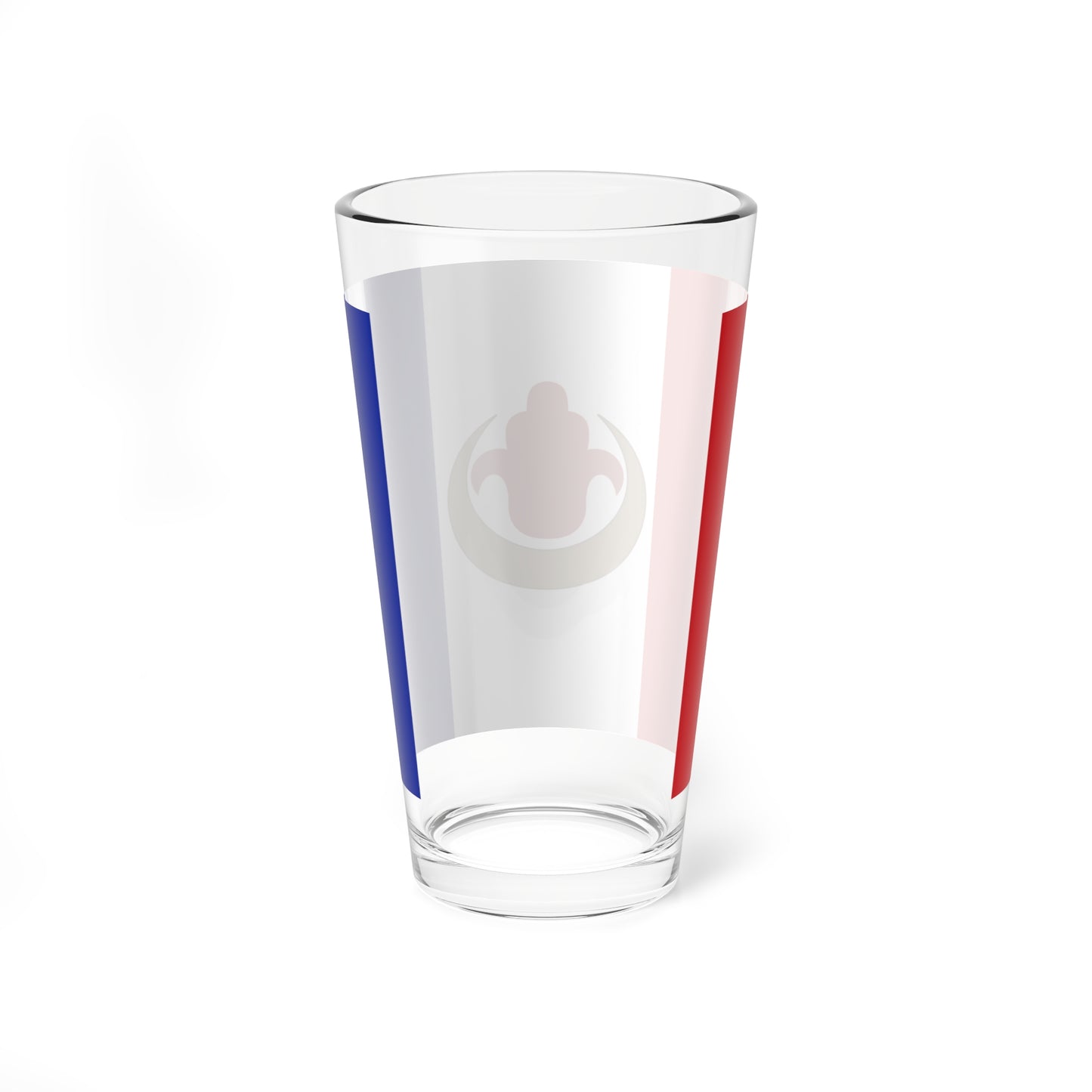 Unofficial Harki flag with Fatimas hand reverse (France) Pint Glass 16oz