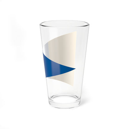 Naval Rank Flag of Sweden - Orlogsgaljadet (Sweden) Pint Glass 16oz