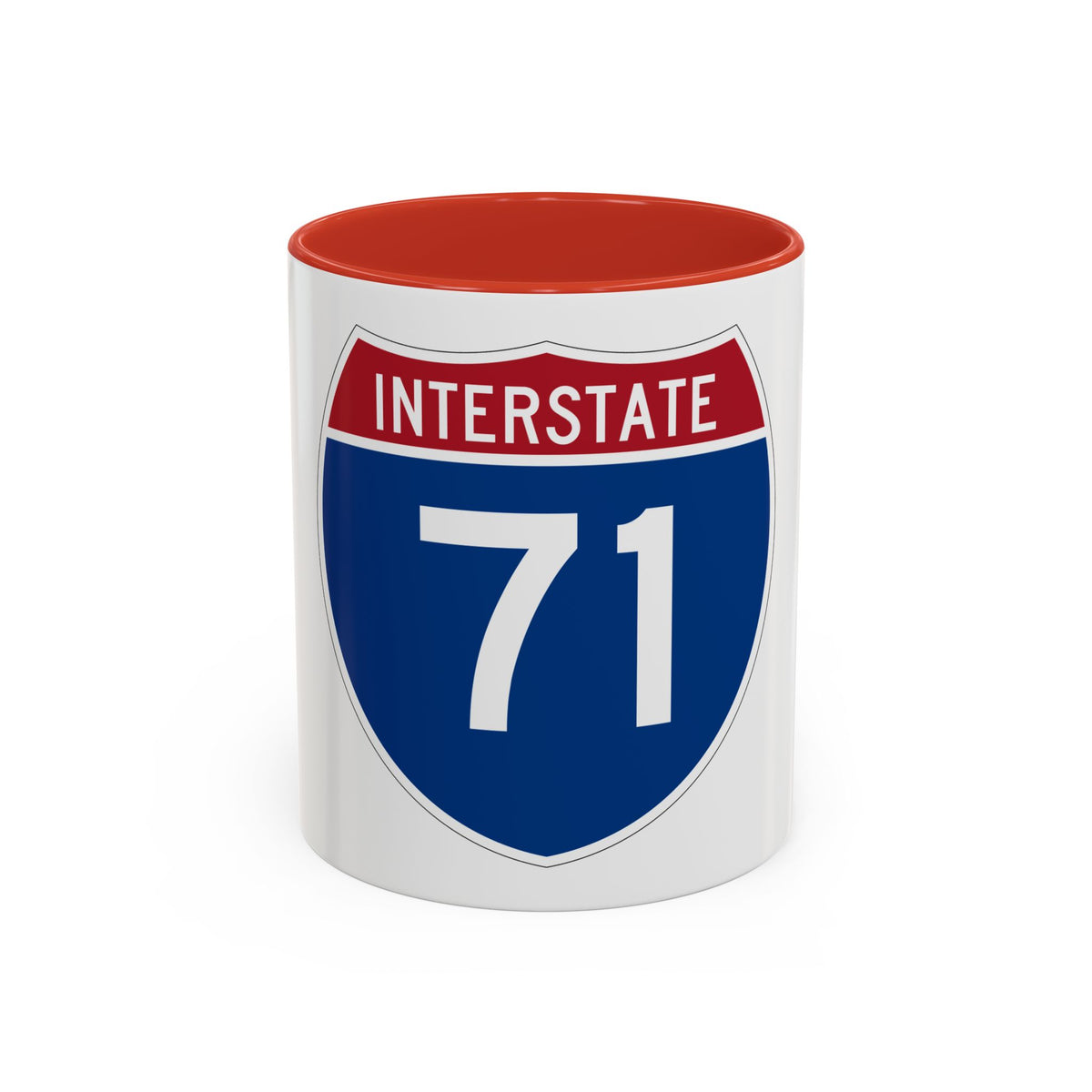 Interstate 71 (U.S. Highways) Accent Coffee Mug