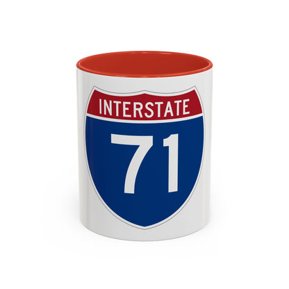 Interstate 71 (U.S. Highways) Accent Coffee Mug