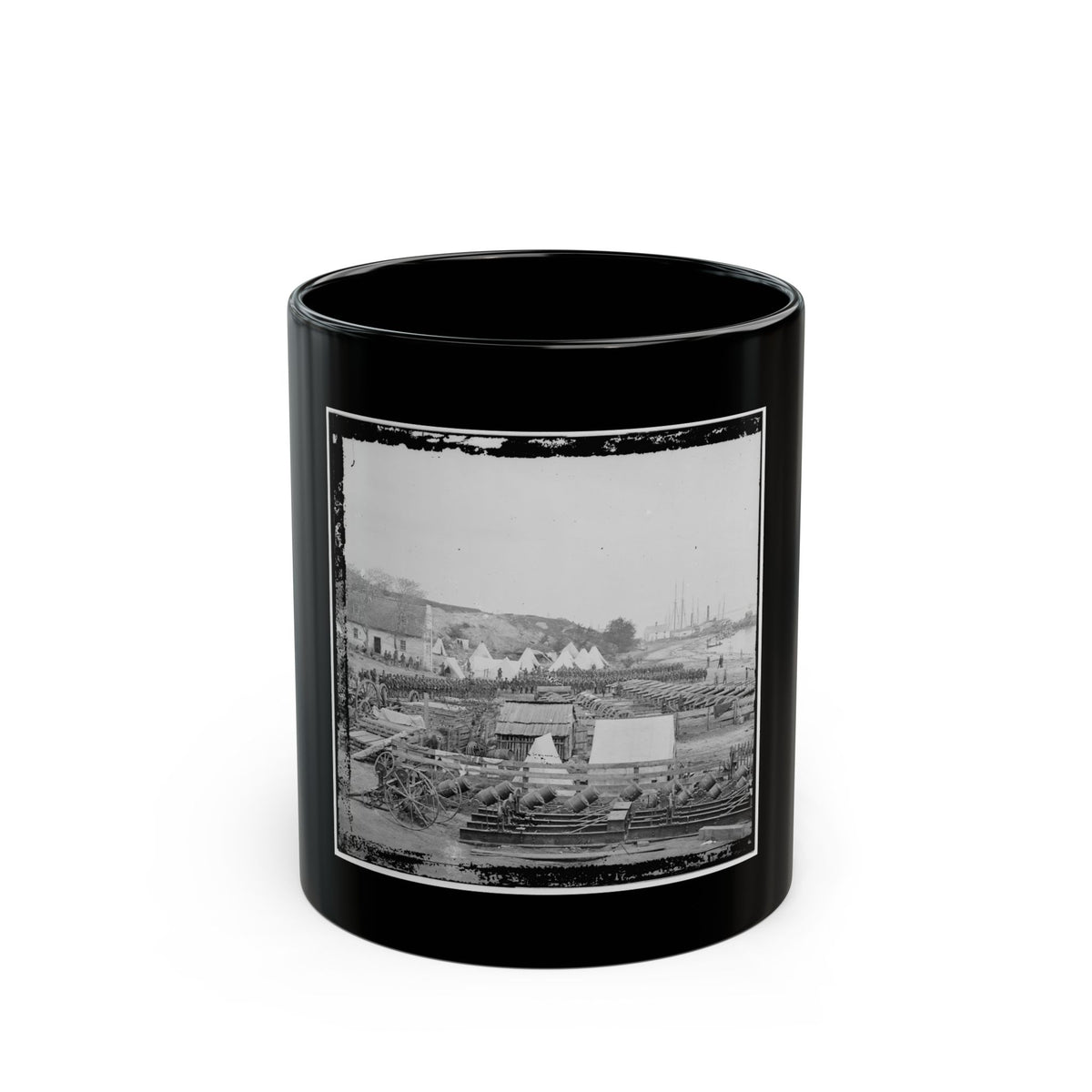 Yorktown, Va. Federal Artillery Park (U.S. Civil War) Black Coffee Mug