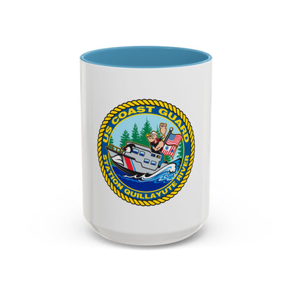 USCGS Quillayute River (U.S. Coast Guard) Accent Coffee Mug