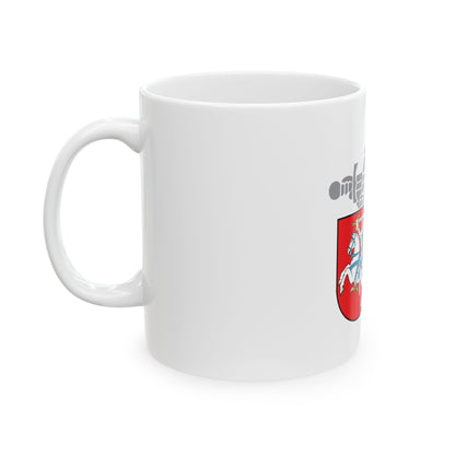 Coat of Arms Ministry of National Defence Lithuania - White Coffee Mug