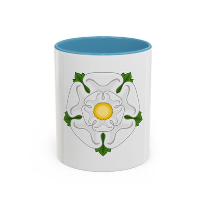 White Rose Badge of York - Accent Coffee Mug