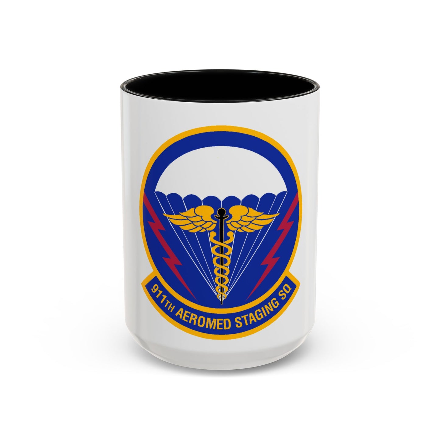 911 Aeromedical Staging Squadron AFRC (U.S. Air Force) Accent Coffee Mug