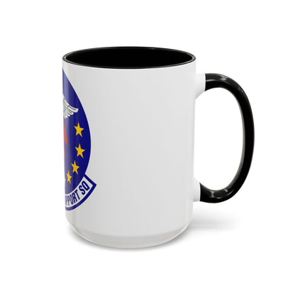 82d Medical Support Squadron (U.S. Air Force) Accent Coffee Mug