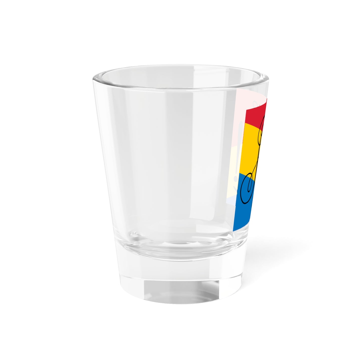 Fahne der Zahringia Bern (Switzerland) Shot Glass 1.5oz