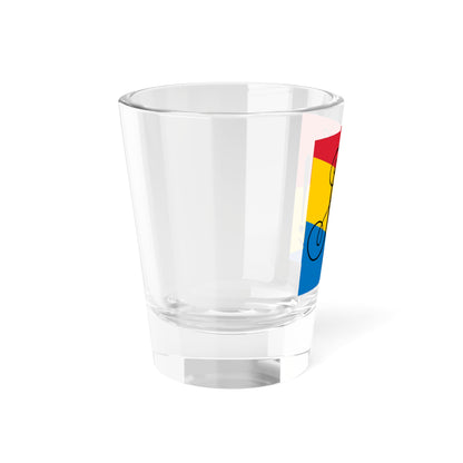 Fahne der Zahringia Bern (Switzerland) Shot Glass 1.5oz