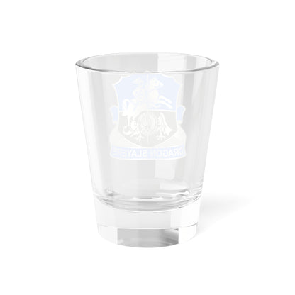 Verre à liqueur du bataillon de renseignement militaire 345 (armée américaine) 1,5 oz