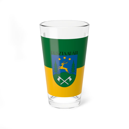 Flag of Pusztaapati (Hungary) Pint Glass 16oz