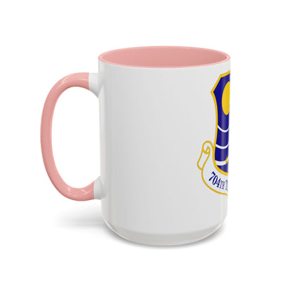 704 Test Group AFMC (U.S. Air Force) Accent Coffee Mug