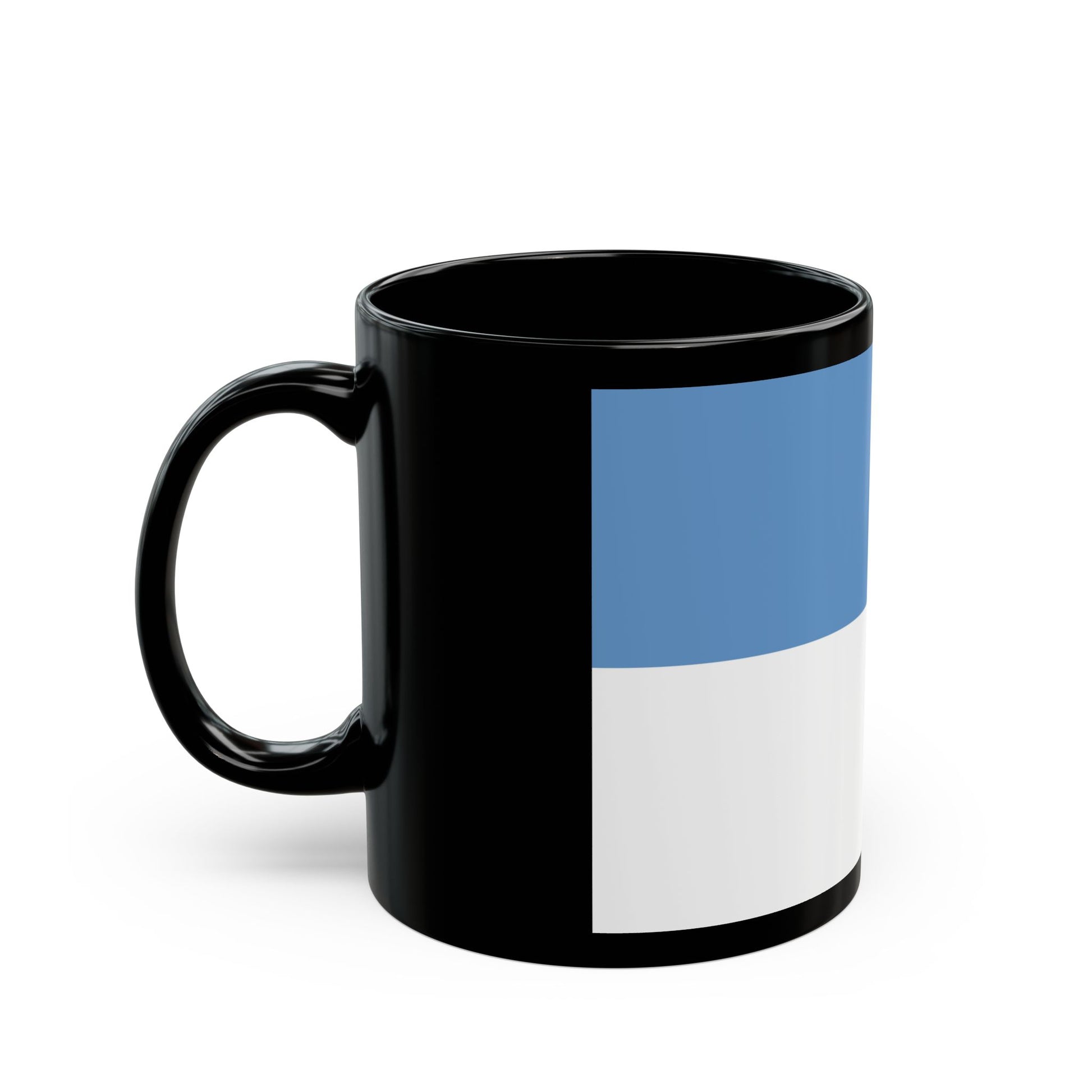 Flag of Puno capital of the Puno Region Peru - Black Coffee Mug-Go Mug Yourself