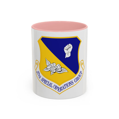 27 Special Operations Group AFSOC (U.S. Air Force) Accent Coffee Mug