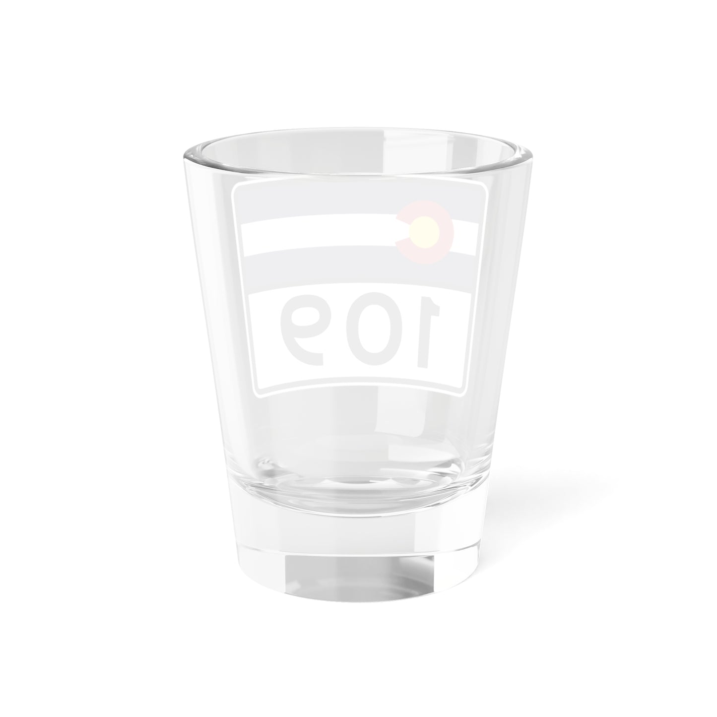 Colorado 109 wide (Colorado) (Road Sign) Shot Glass 1.5oz-Go Mug Yourself