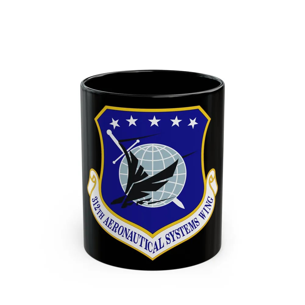 312th Aeronautical Systems Wing (U.S. Air Force) Black Coffee Mug-11oz-Go Mug Yourself