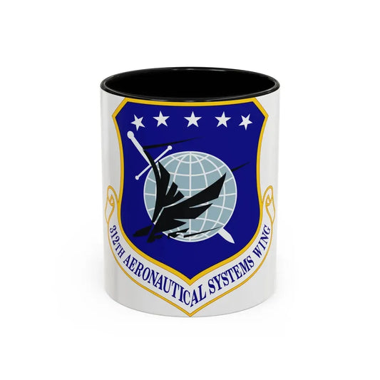 312th Aeronautical Systems Wing (U.S. Air Force) Accent Coffee Mug 11oz Black - Go Mug Yourself