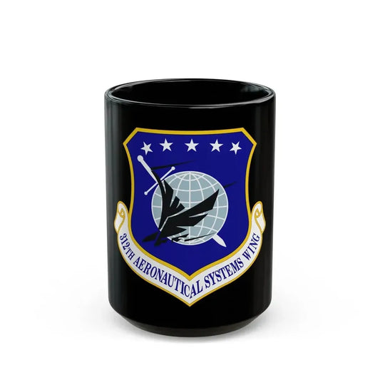 312th Aeronautical Systems Wing (U.S. Air Force) Black Coffee Mug 15oz - Go Mug Yourself